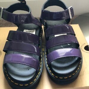 Purple Doc Marten sandals